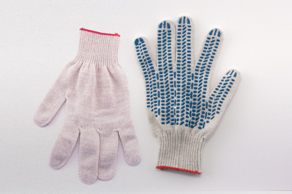 Перчатки хб с ПВХ 10 класс, белые от Фабрики перчаток.